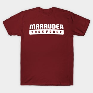 Marauder Task Force Banner Logo White T-Shirt